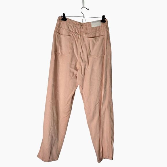 Closed Denim Pearl Jeans Wild Rose 31 Ballon Tapered High Waisted Pleated - Picture 3 of 9